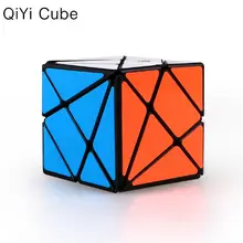QIYI Axis, магический куб, меняющийся нерегулярно, Jingang, профессиональная головоломка, скоростной куб с матовой наклейкой, 3x3x3, черный корпус кубика