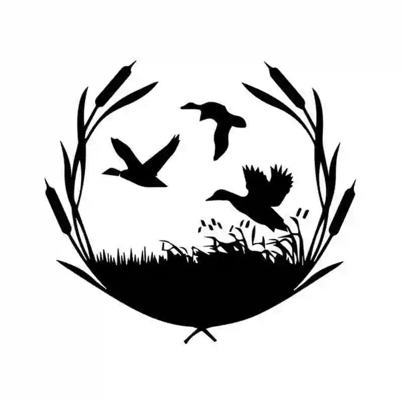DUCK Vinyl Decal Sticker Car Window Wall Bumper Bird Hunting Animal Love Funny
