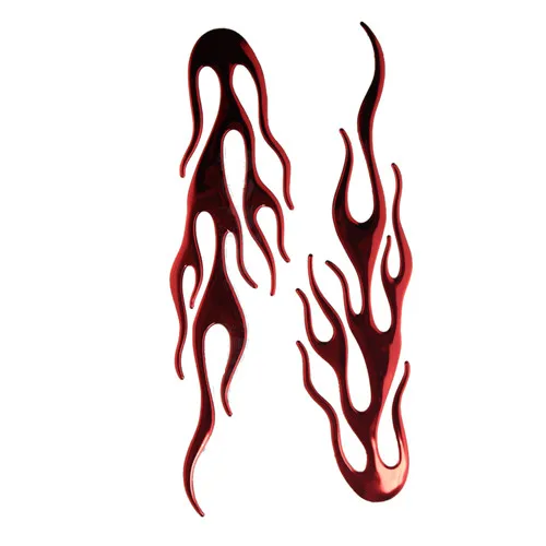 Car Motorcycle 3D Flame Fire Reflective Sticker Vinyl Decal Cruiser