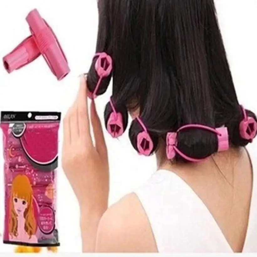 

Hair Care Curler 6PCS Curler Makers Soft Foam Bendy Twist Curls DIY Styling Hair Rollers Drop Shipping