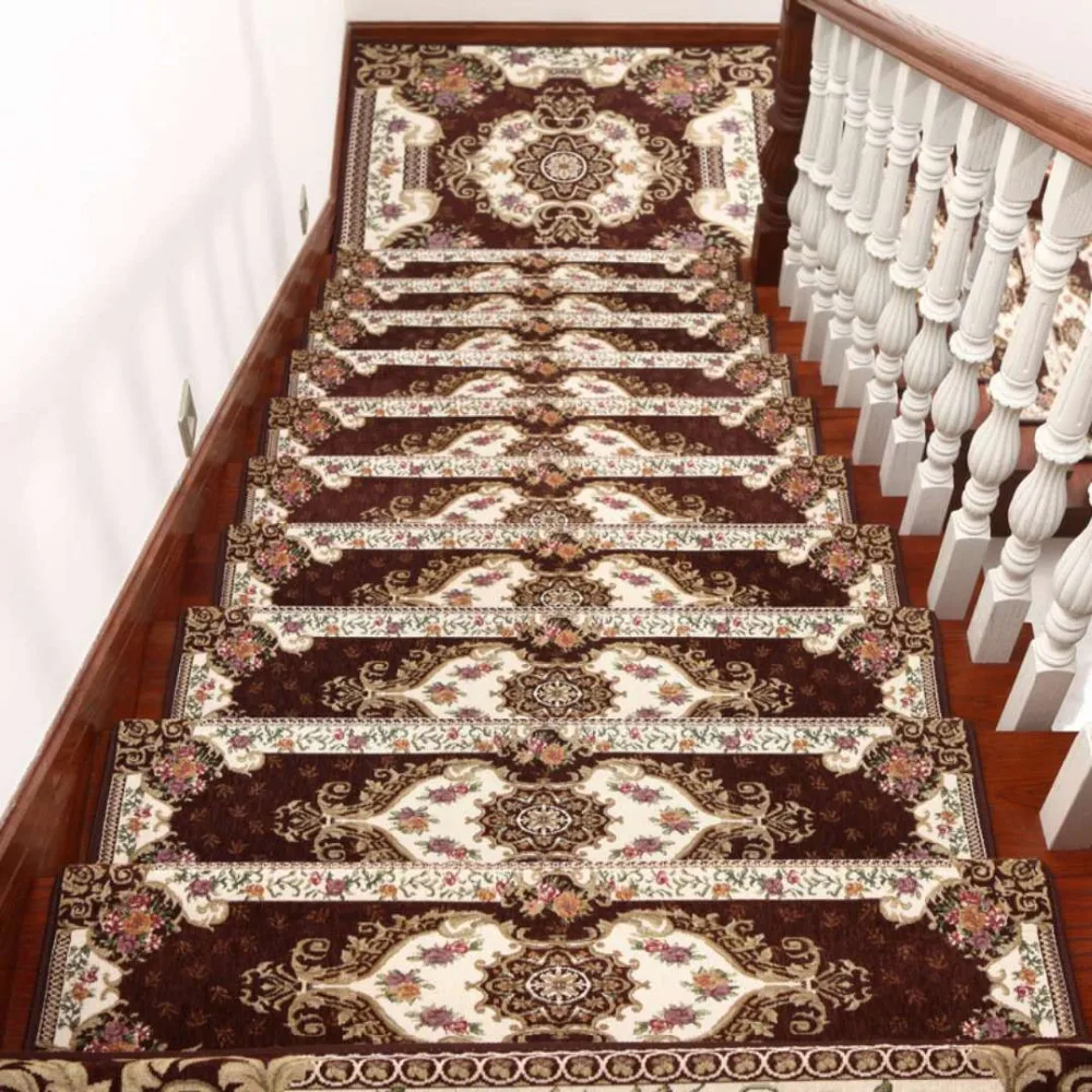 Beibehang высококлассные европейские Dornier лестницы протектора коврики без клея самоклеющиеся Нескользящая подставка для ног коридор ковер гостиная коврики