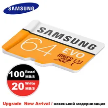 SAMSUNG Micro SD card Memory Card 64GB EVO 32GB Class10 High speed TFmini sim Memoria Card 100MB/S micro sd 64gb SDHC/SDXC UHS-1
