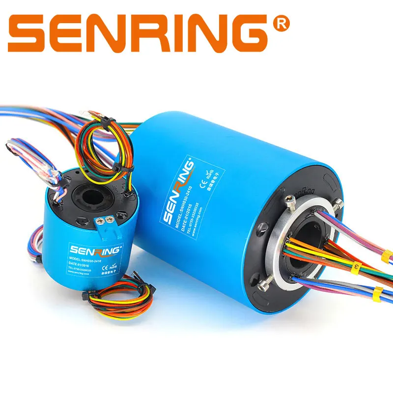 Slip Ring with Hole Size 38.1mm OD 99mm Rotating Conductive Hallow Shaft Slip Rings 12/18/24
