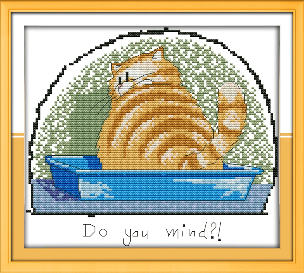 

Do you mind counted printed on fabric DMC 14CT 11CT Cross Stitch kits,embroidery needlework Sets Home Decor