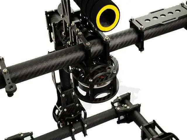 F07544 углерода Алюминий 3 Ось ручки стабильный стабилизации Бесщеточное Gimbal
