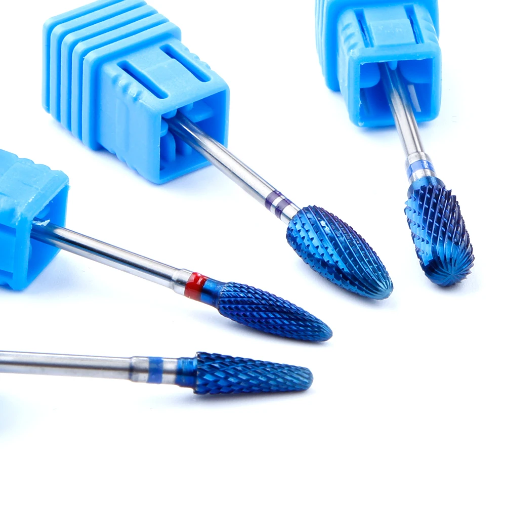 

1PC Nail Drill Bits Apparatus for Manicure Blue Tungsten Carbide Cutters for Manicure Gel Remover Nail Pedicure Polish Drill Bit