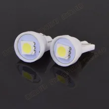 500 шт.; ; детское нижнее белье супер яркий белый T10 194 168 192 W5W 5050 1 Smd Led 1Smd 1Led автомобильная лампа клиновая лампа света DC12V