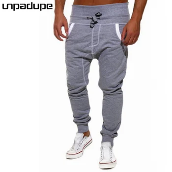 

Unpadupe Fashion 2018 Joggers Men Brand Solid Color Sweatpants Male Compression Pants Casual Tactical Pants Mens Calabasas XXL