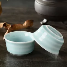 1 шт. чайная чашка кунг-фу, хрустящая глазурь, чайная чаша для путешествий, китайские фарфоровые чайные чашки, наборы керамических чайных чашек yaobian