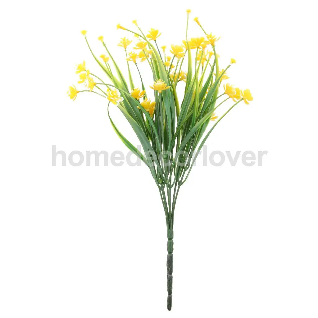 MagiDeal Artificial Greenery Vine Ivy Leaves Grass Camellia Garland Hanging Wedding Party Flower Bunch Bouquet Decor Color PICK