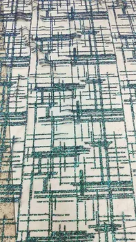 

J-11221 on sale glued glitter tulle Lace Fabric with glued glitter for fashion dress