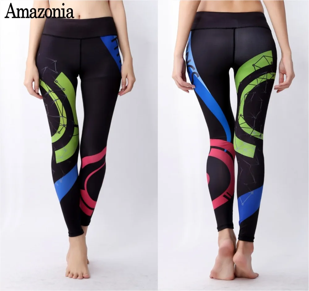 custom printed yoga pants