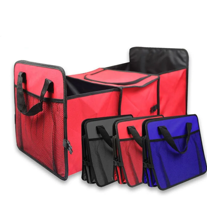 Universal Car Storage Organizer Trunk Collapsible Toys Food Storage Truck Cargo Container Bags Box Black Car Stowing Tidying New