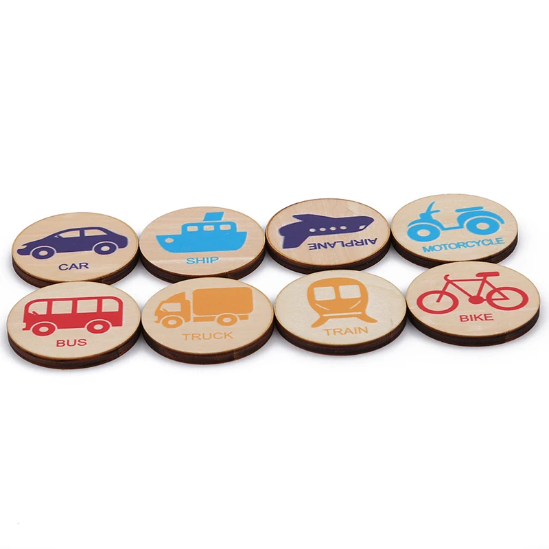 

Funny Training Kids Wooden Puzzle Memory Match Game Chess Early Educational Toys for Children Kids Cognize toys baby gift