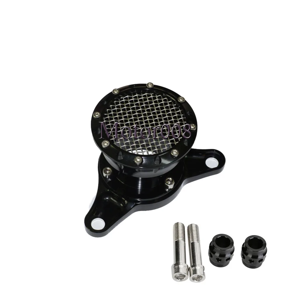 Black Velocity Stack Air Cleaner Intake Filter Motorcycle For Harley