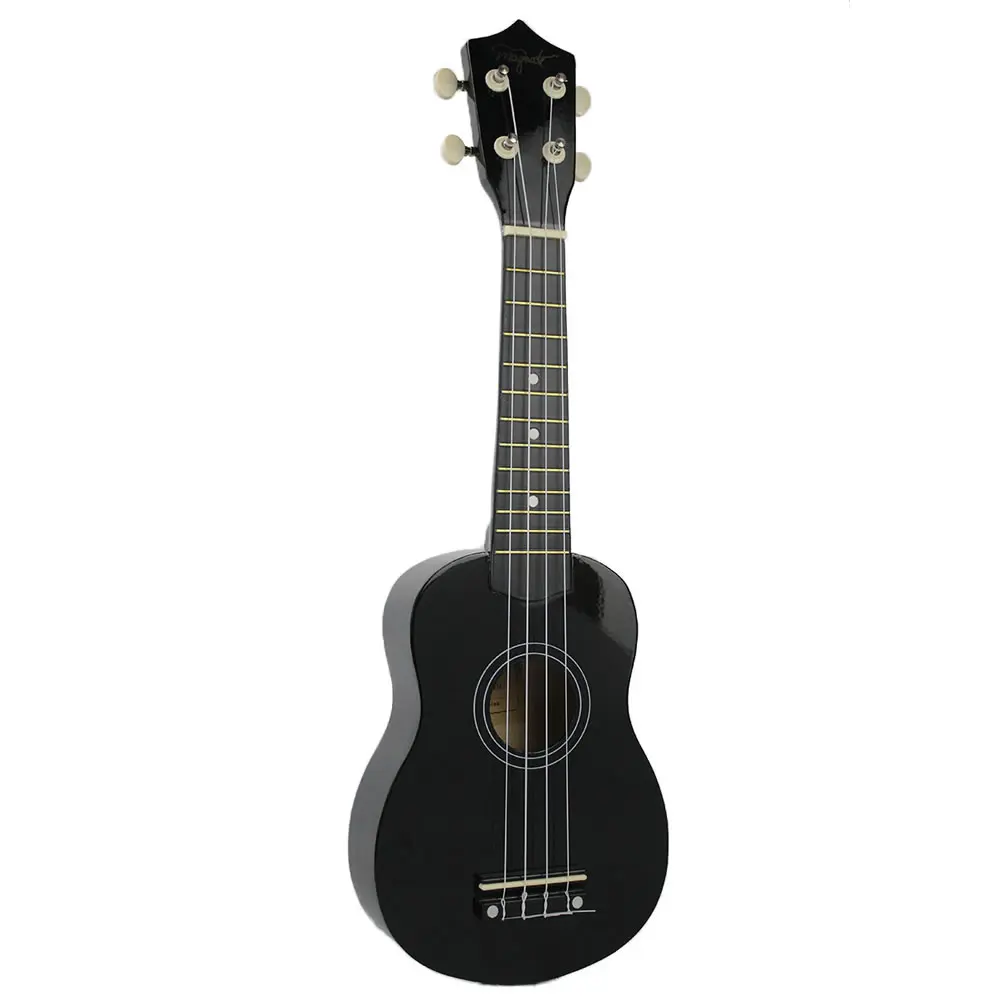 Изысканный 2" Гавайские гитары укулеле липа тела мини гитара Ukelele 4 струны музыкальный инструмент Красочные Уке для детей и взрослых - Цвет: Черный