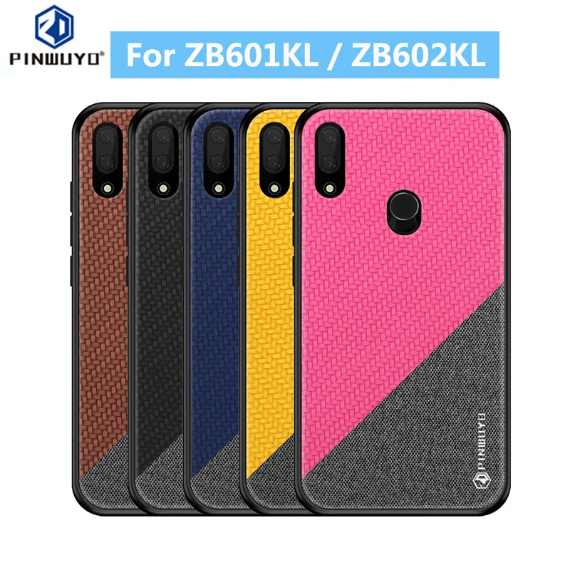 Чехол PINWUYO Honors для Asus Zenfone Max Pro M1 ZB601KL ZB602KL тканевый мягкий чехол с плетеной оправой