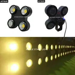 10 шт. Dj оборудование 4 глаза Теплый Белый led dmx Блиндер удара 4*100 Вт cob led свет Блиндер матрица ip65 водонепроницаемый