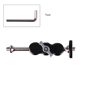 

FS-01 for Friction Articulating Magic Arm LCD Bracket 1/4 Hot Shoe Connector for DSLR Monitor Camcorder Flash Camera bracket