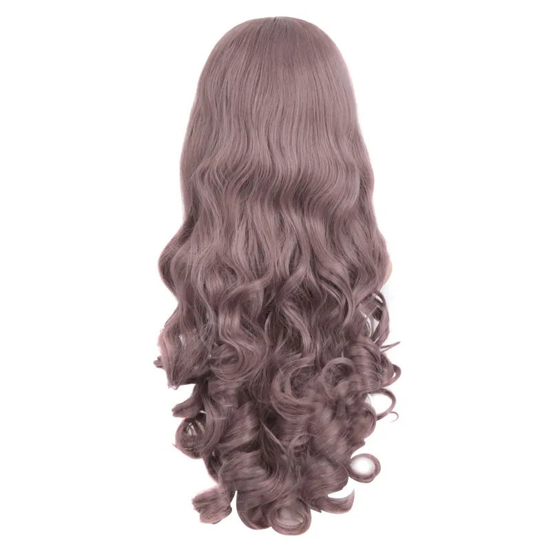 MapofBeauty длинные волнистые парики для косплея 2 хвостика форма коготь черный Золотой Коричневый Синий Розовый 19 видов цветов термостойкие синтетические волосы