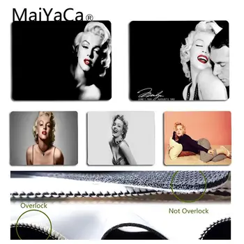 

MaiYaCa In Stocked Marilyn Monroe With a Cat and friend Lovely Large Mouse pad PC Computer mat Padmouse Gamer To Laptop Keyboard