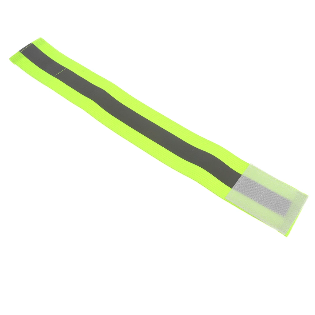 High Visibility Wrist Reflective Band Arm Strap Running Arm Warmers Elastic Arm Wrist Band for Men Women Ourdoor Activities