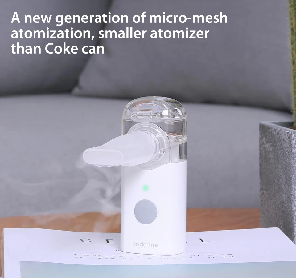 Xiaomi Mijia Jiuan Andon портативный микро-распылитель мини ручной ингалятор респиратор для детей и взрослых Лечение кашля
