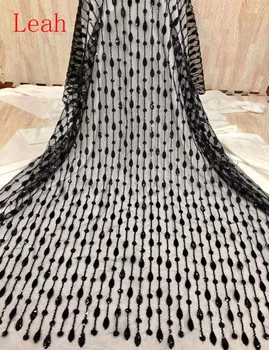 

stock 5yards/bag JH26# 2 colors sequin luxury French simple style fabric used for wedding dresses Free shipping