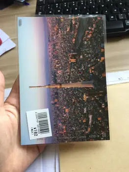 

Flat top bag clear plastic bag for postcard, size 10.5*15.5cm