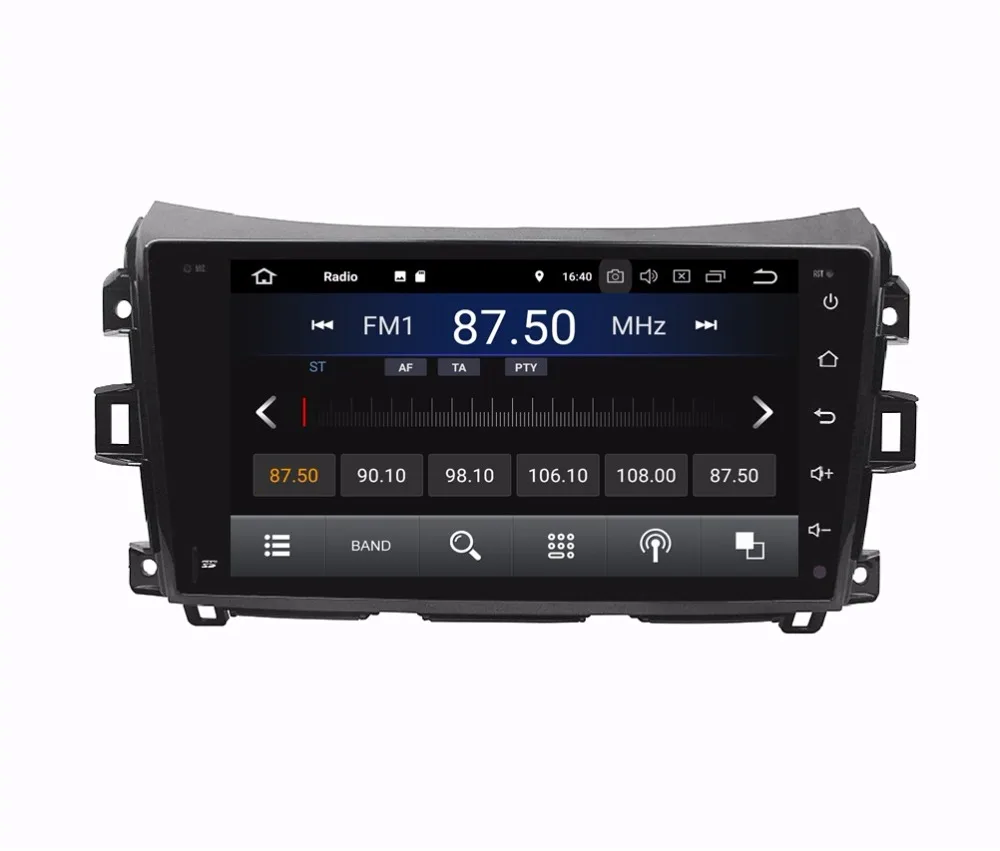Clearance 1024*600 9" Quad Core Android 8.1 Car Audio DVD Player for Nissan Navara 2016 Right Driving Radio GPS WIFI Bluetooth Mirror link 2