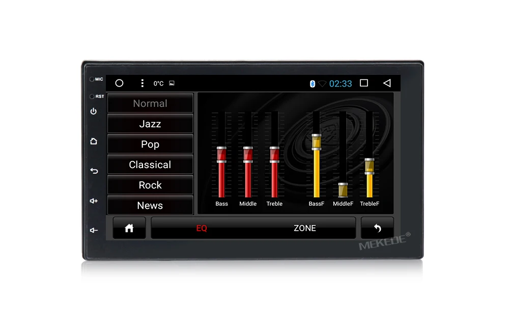 Perfect Allwiner T3 T8 2G RAM Quad core Android8.1 Car gps navigator for 2Din universal car radio Bluetooth player 3G wifi Free shipping 14