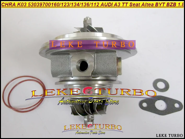TURBO Cartridge CHRA K03 53039700160 53039880160 For Audi A3 8P PA 2003-