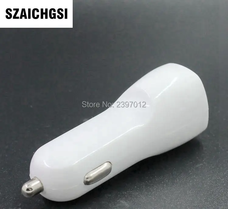 SZAICHGSI новый двойной USB Автомобильное зарядное устройство 2.1A 2 порта автомобильный