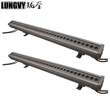 

Free Shipping 2pcs/Lot 36*3w RGB 3in1 Linear Led Wall Washer Lighting High Brightness IP65 Waterproof LED Wall Washer
