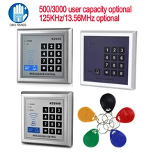 125 кГц/13,56 МГц RFID автономная плата контроля доступа с 10 брелками Mifare EM Card Reader дверной замок для системы безопасности входа