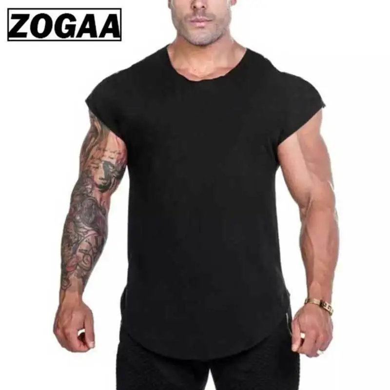 

Muscle fitness vest type male brother dog bodybuilding training pure cotton sweat absorbent bodysuit sleeveless vest