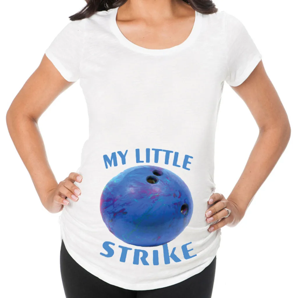 Women Pregnant Short Sleeve Maternity Clothes Blouse Ladies Printed Tops Long Pregnancy Shirt Breastfeeding Embarazada | Мать и ребенок