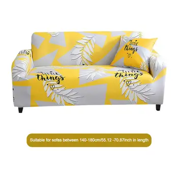

New Plants Sectional Stretch Sofa Covers Elastic Slipcovers All-inclusive Polyester Sofa Cushion Sofa Towel For Living Room