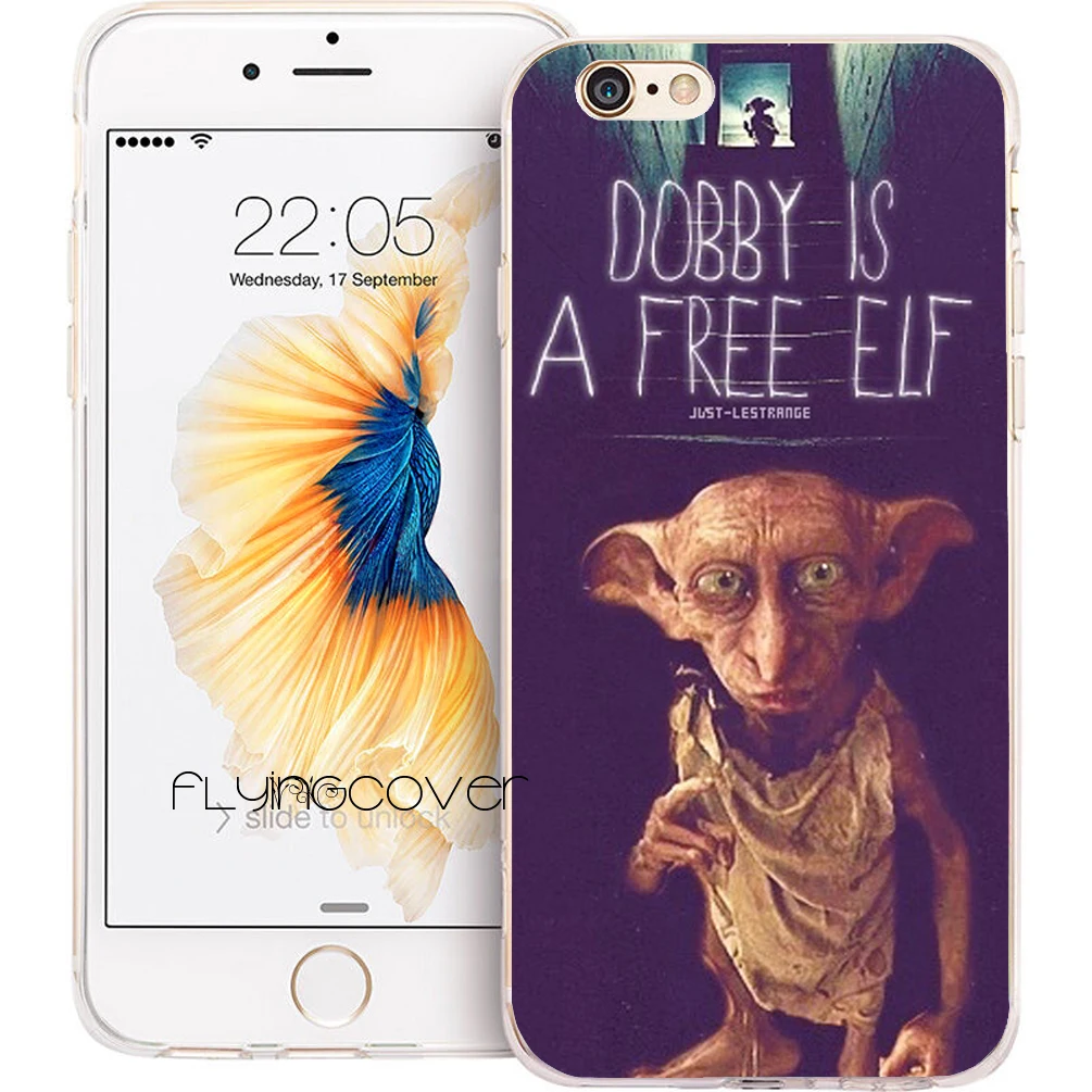 

Coque Harry Potter Dobby Capa Soft TPU Silicone Phone Cover for iPhone X 7 8 Plus 5S 5 SE 6 6S Plus 5C 4S iPod Touch 6 5 Cases.
