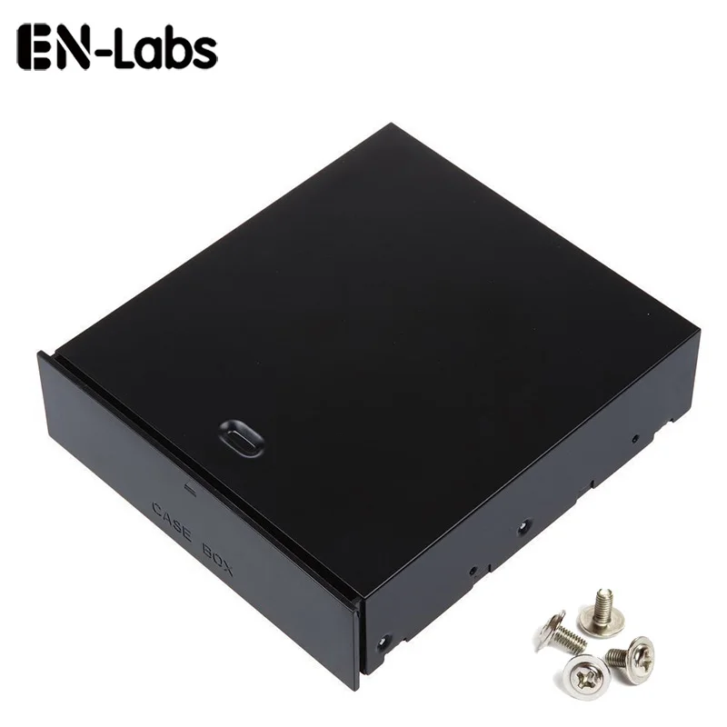 

En-Labs Desktop Computer 5.25" Bay Case Box Rack Blank Organizer Drawer Storage Devices,Memory Card,USB Flash Drive, Accessories