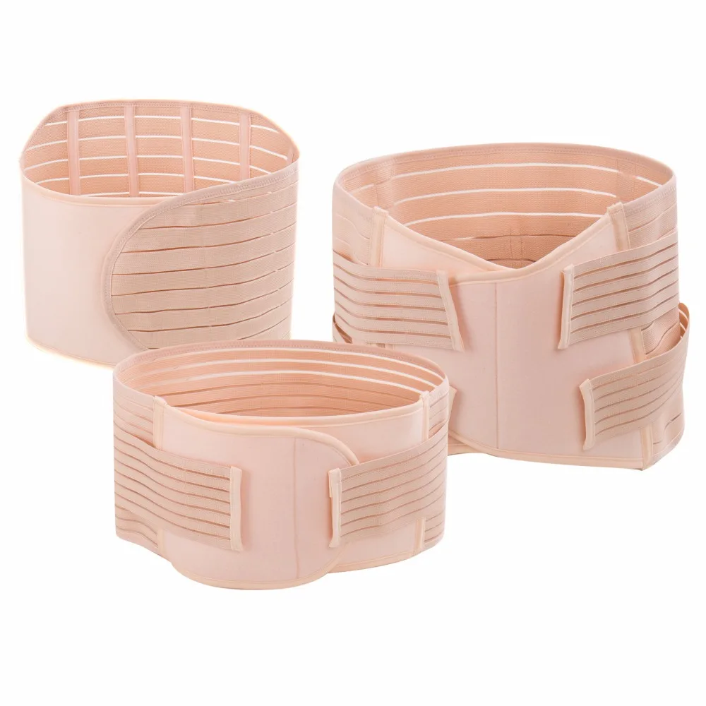 3 in 1 Postpartum Belly Recovery belt Support Belly Belt Wrap Waist Pelvis Body Shaper Postnatal Shapewear Elastic Strip Shaper