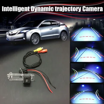 

HD Intelligent Dynamic trajectory Sport Camera Rear View Backup Parking For Renault Espace 4 (2003~2014) / License Plate Light