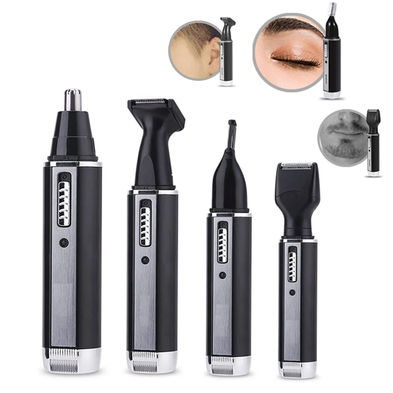 Kemei-KM-6630-4-in-1-Electric-Nose-Ear-Hair-Trimmer-Rechargeable-Beard-Eyebrow-Trimmer-Electric (3)