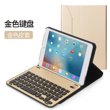 

Case For iPad 9.7 2017 2018 A1822 A1893 Tablet Keyboard Wireless Bluetooth Metal Alloy Flip Stand Cover For iPad Air Air 2+pen