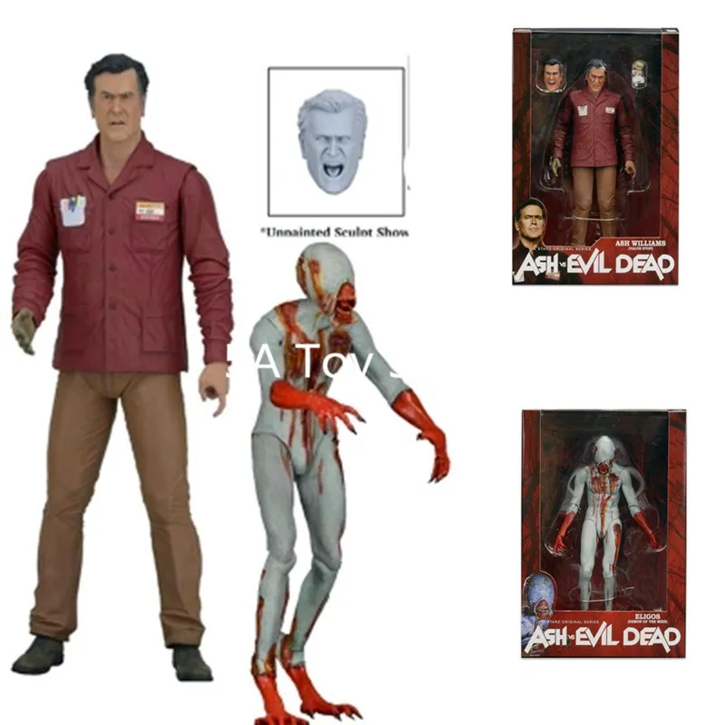 NECA Ash против зла мертвый персонаж Эш Уильямс элигос ПВХ экшн фигурка
