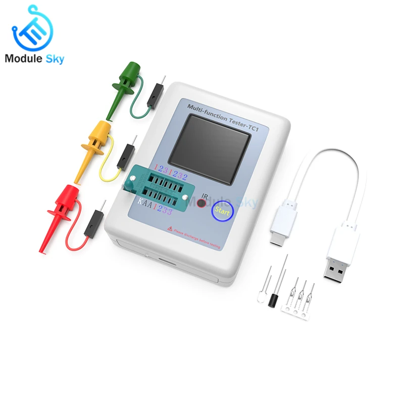 

LCR-TC1 1.8inch Colorful Display Multifunctional TFT Backlight Transistor Tester