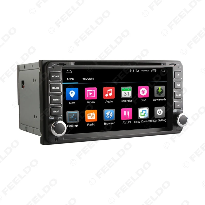 FEELDO 7 &quotAndroid 6 0 (64 бит) DDR3 2G/32G/4G LTE автомобильный DVD GPS Радио для Toyota Универсальный 2DIN