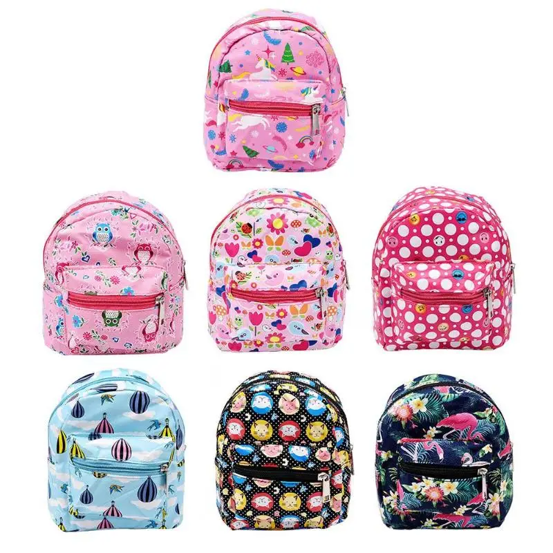 

Fashion Floral Print 3D Colorful Children Mini Backpack School Bags Rucksack for Girls Ladies Travel Mochila Feminina New