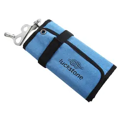 Уличная зимняя походная альпинистская Спортивная нейлоновая легкая портативная мороженое винты пряжки сумки для хранения синего цвета