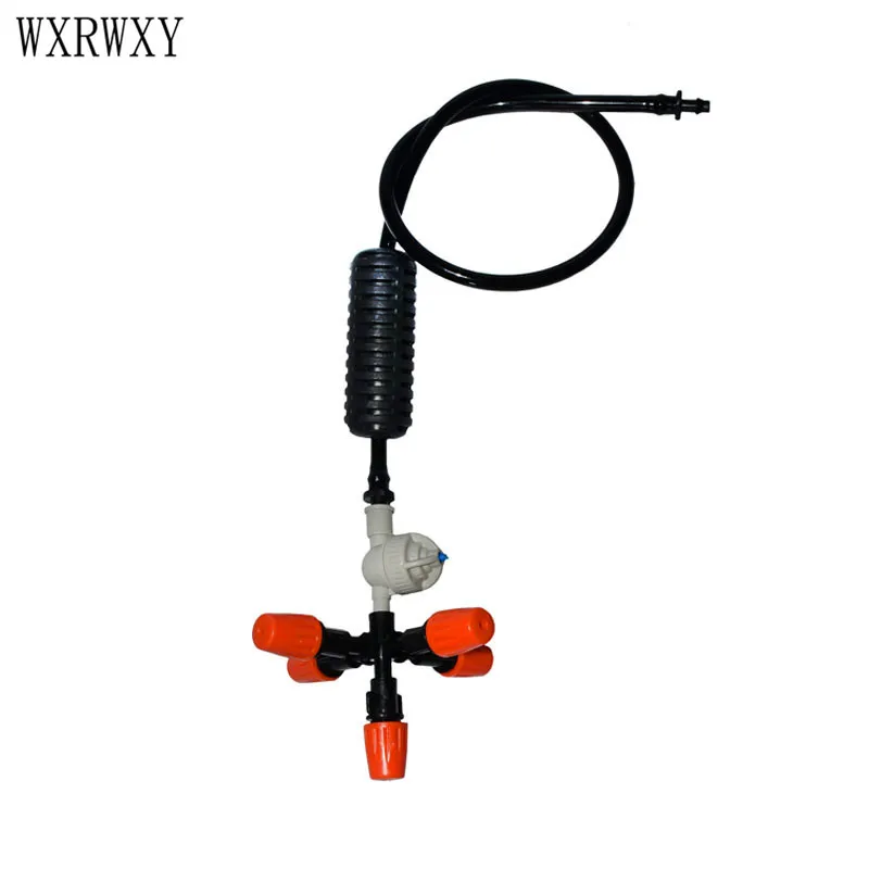 

wxrwxy anti drip misting nozzle cross Connector Atomizing nozzle WATER SPRAY To garden irrigation drip 1set